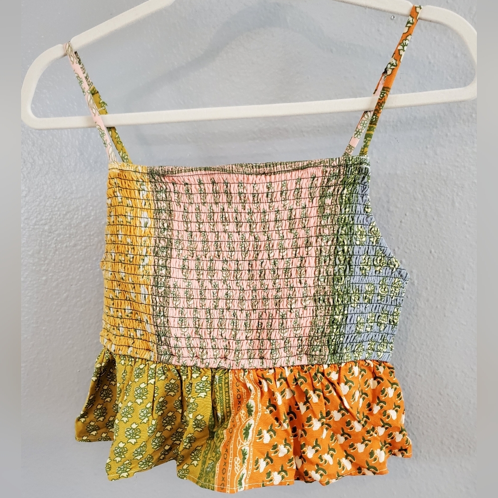 Jen's Pirate Booty Wild Side Smocked Crop Top - Picture 2 of 4